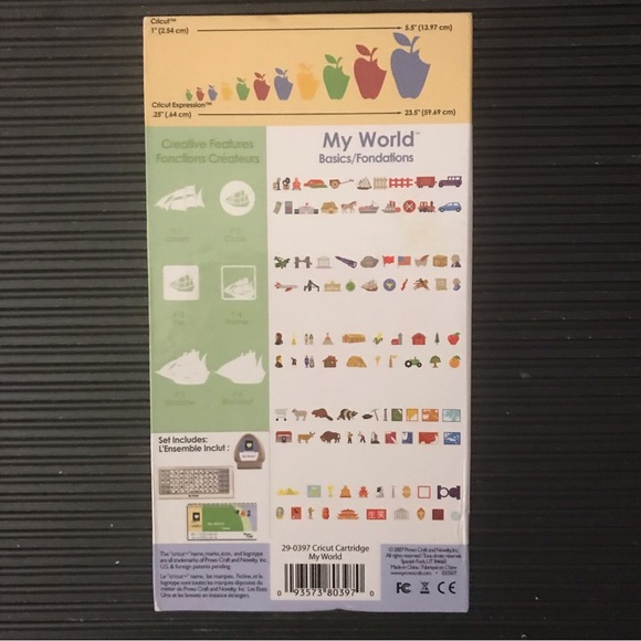 Cricut classmate MY WORLD shapes - Picture 2 of 16